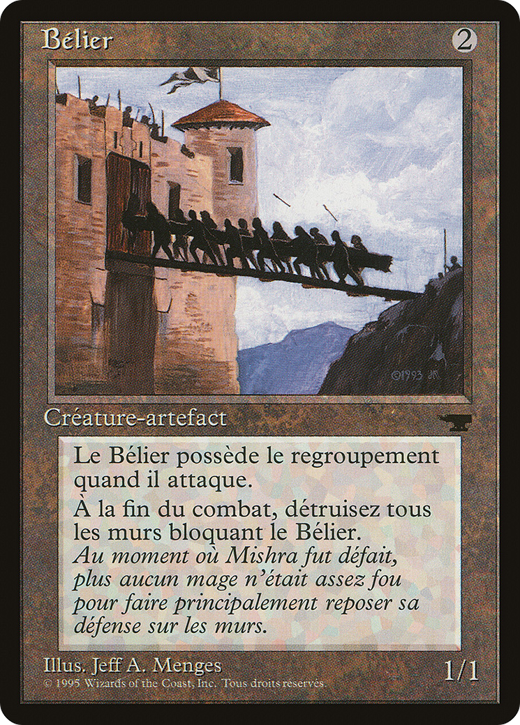 Battering Ram (French) - "Belier" (REN-) [Renaissance] MTG Single Wizards of the Coast