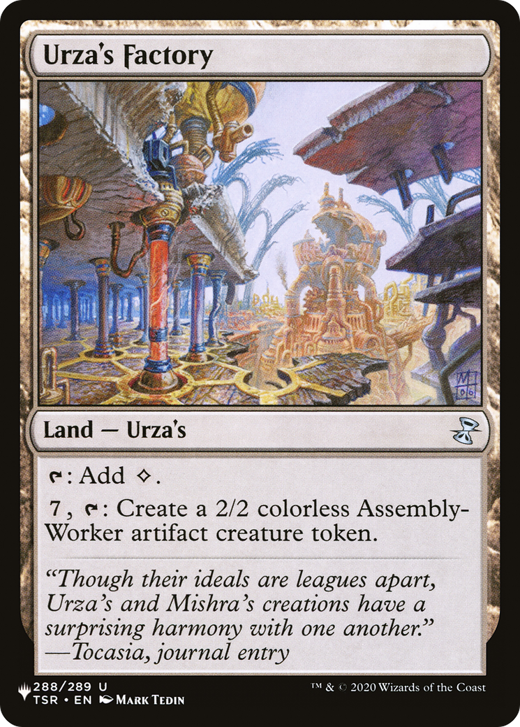 Urza's Factory (LIST-288/289) [Mystery Booster] The List MTG Single Wizards of the Coast