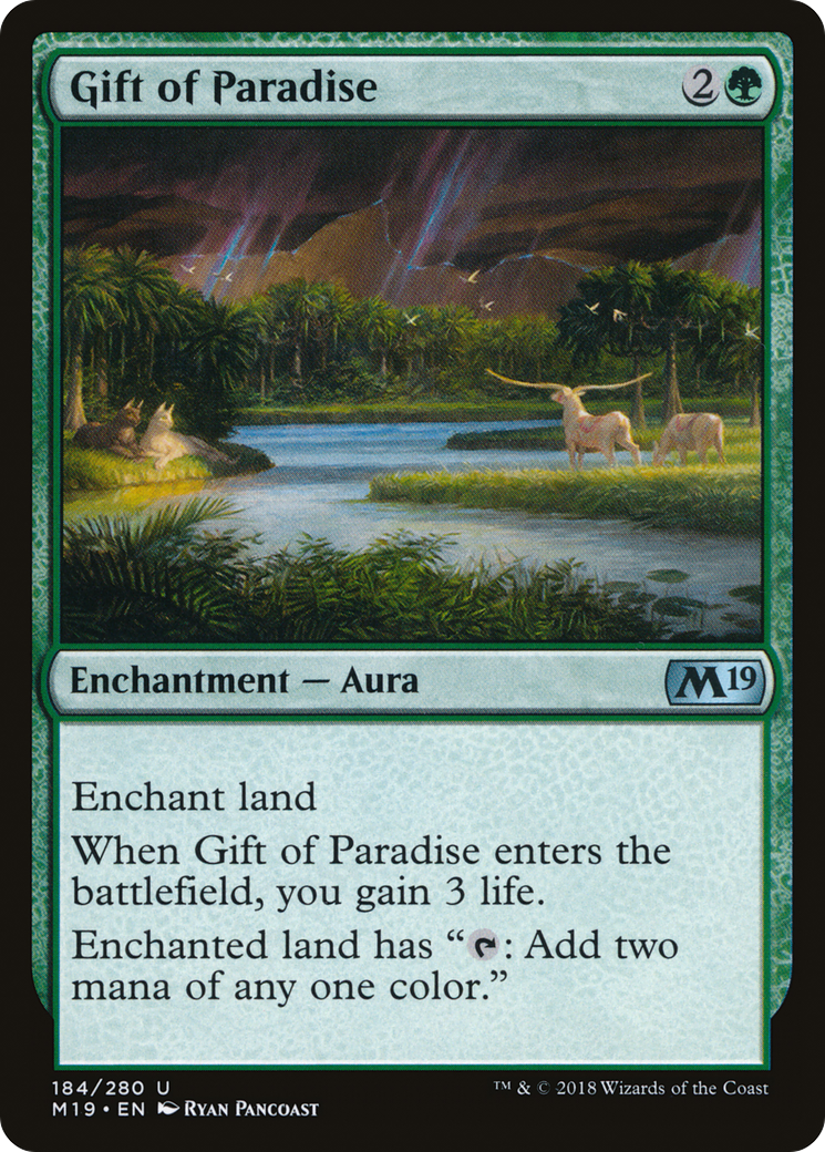 Gift of Paradise (M19-184) [Core Set 2019] MTG Single Wizards of the Coast