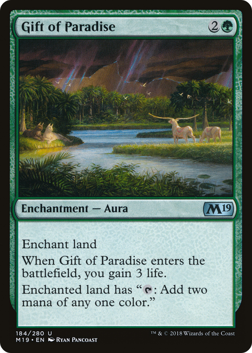 Gift of Paradise (M19-184) [Core Set 2019] MTG Single Wizards of the Coast