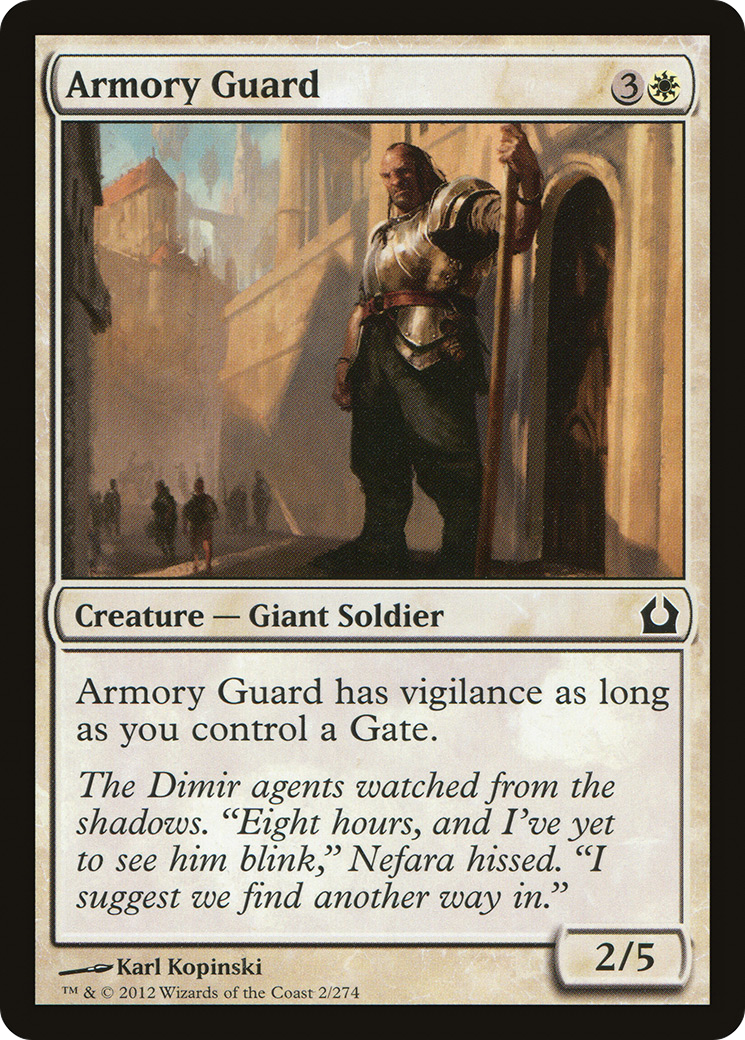 Armory Guard (RTR-002) [Return to Ravnica] MTG Single Wizards of the Coast