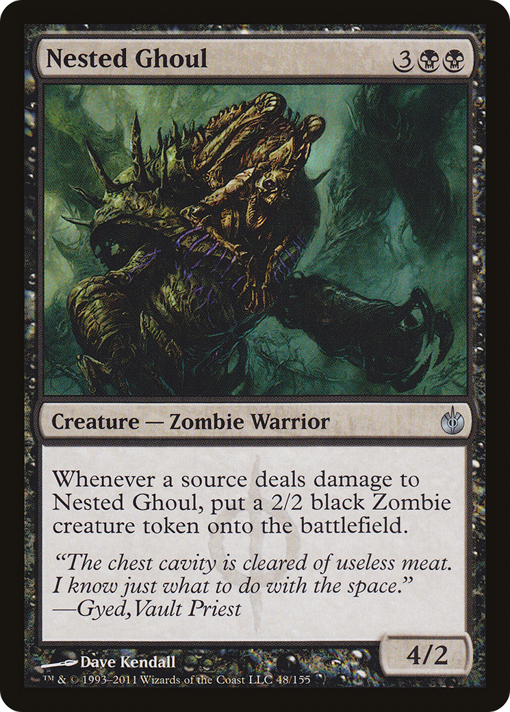 Nested Ghoul (MBS-048) [Mirrodin Besieged] Foil MTG Single Wizards of the Coast