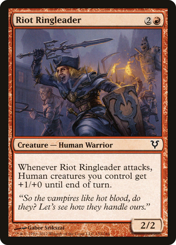 Riot Ringleader (AVR-152) [Avacyn Restored] MTG Single Wizards of the Coast