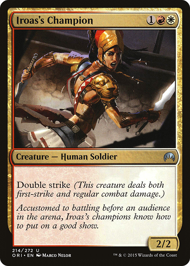 Iroas's Champion (ORI-214) [Magic Origins] Foil MTG Single Wizards of the Coast