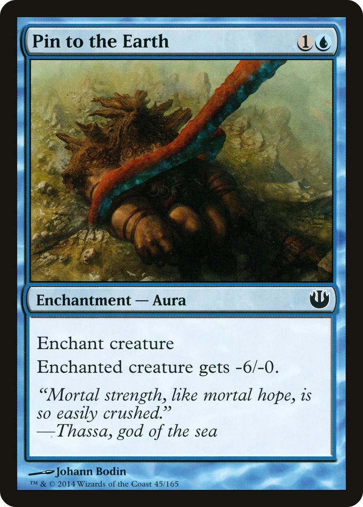 Pin to the Earth (JOU-045) [Journey into Nyx] Foil MTG Single Wizards of the Coast