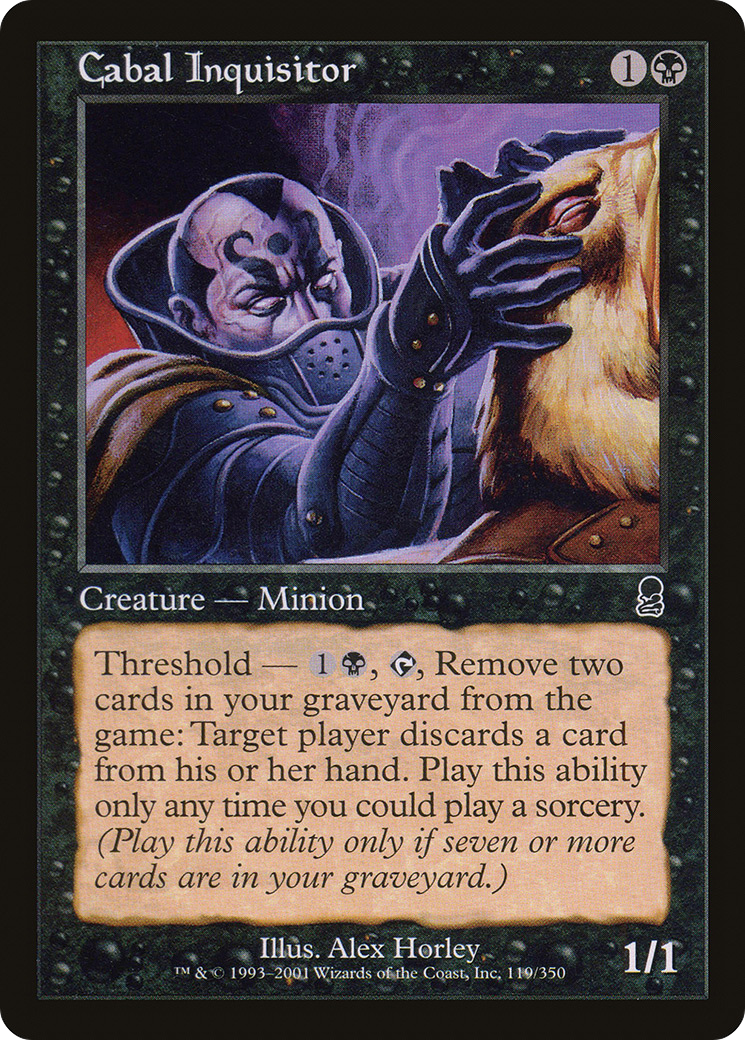 Cabal Inquisitor (ODY-119) [Odyssey] MTG Single Wizards of the Coast