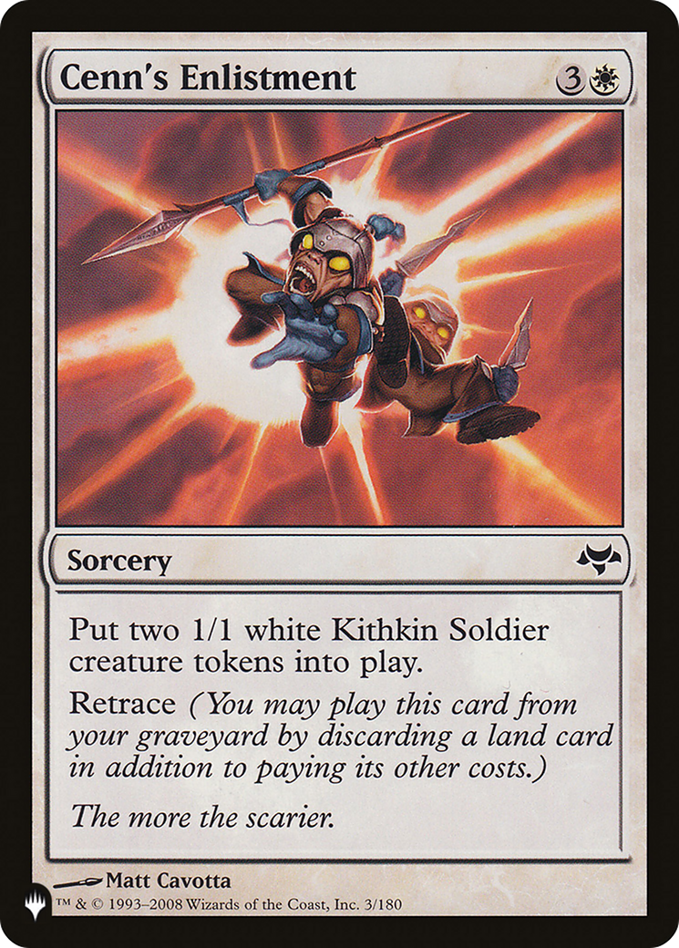 Cenn's Enlistment (LIST-EVE-3) [Mystery Booster] The List MTG Single Wizards of the Coast