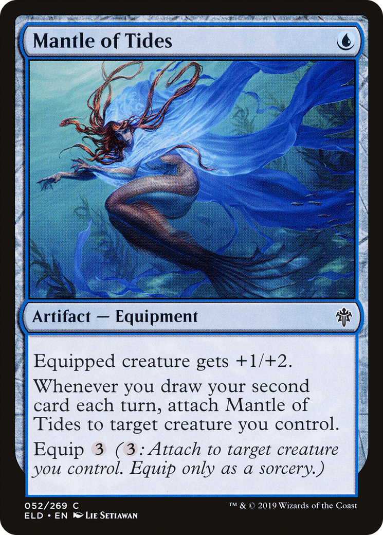 Mantle of Tides (ELD-052) [Throne of Eldraine] Foil MTG Single Wizards of the Coast