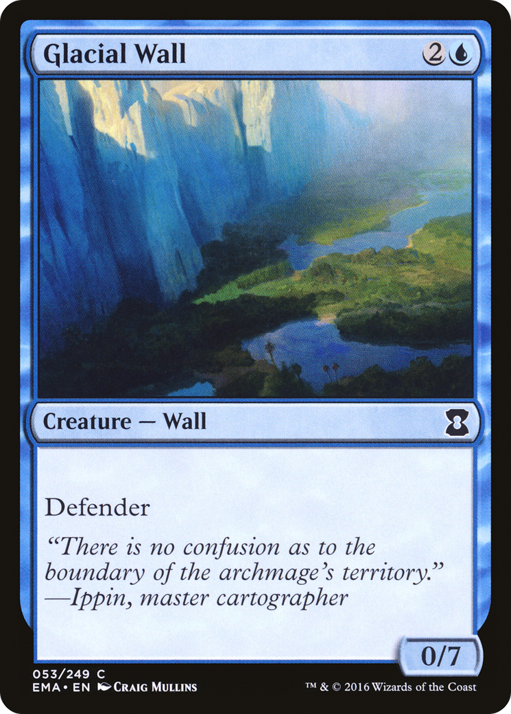 Glacial Wall (EMA-053) [Eternal Masters] Foil MTG Single Wizards of the Coast