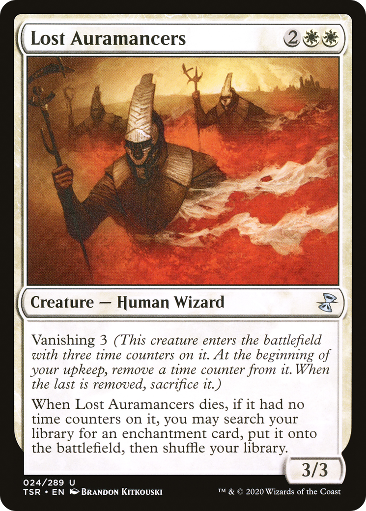 Lost Auramancers (TSR-024) [Time Spiral Remastered] MTG Single Wizards of the Coast
