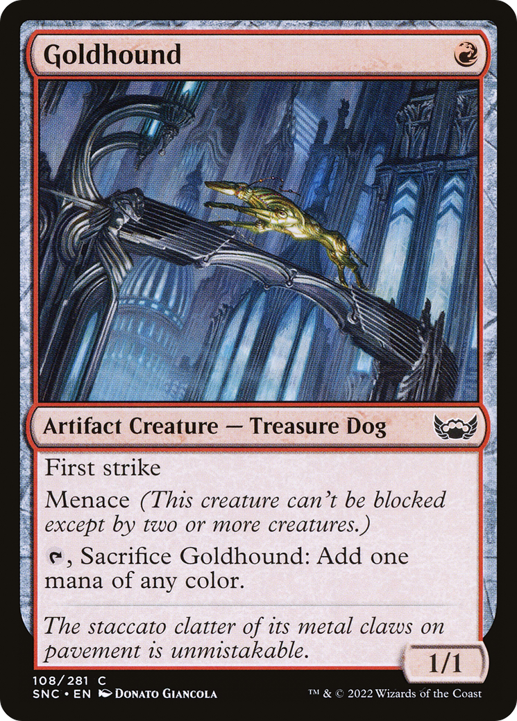Goldhound (SNC-108) [Streets of New Capenna] MTG Single Wizards of the Coast
