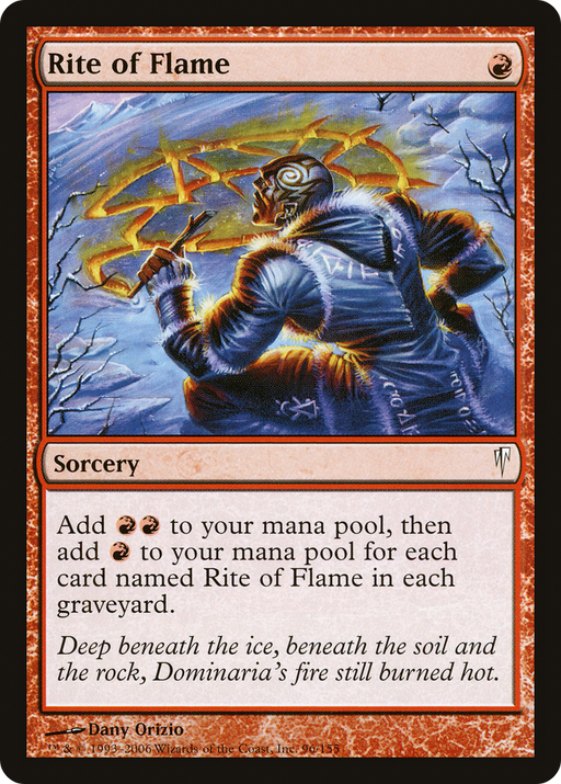 Rite of Flame (CSP-096) [Coldsnap] MTG Single Wizards of the Coast