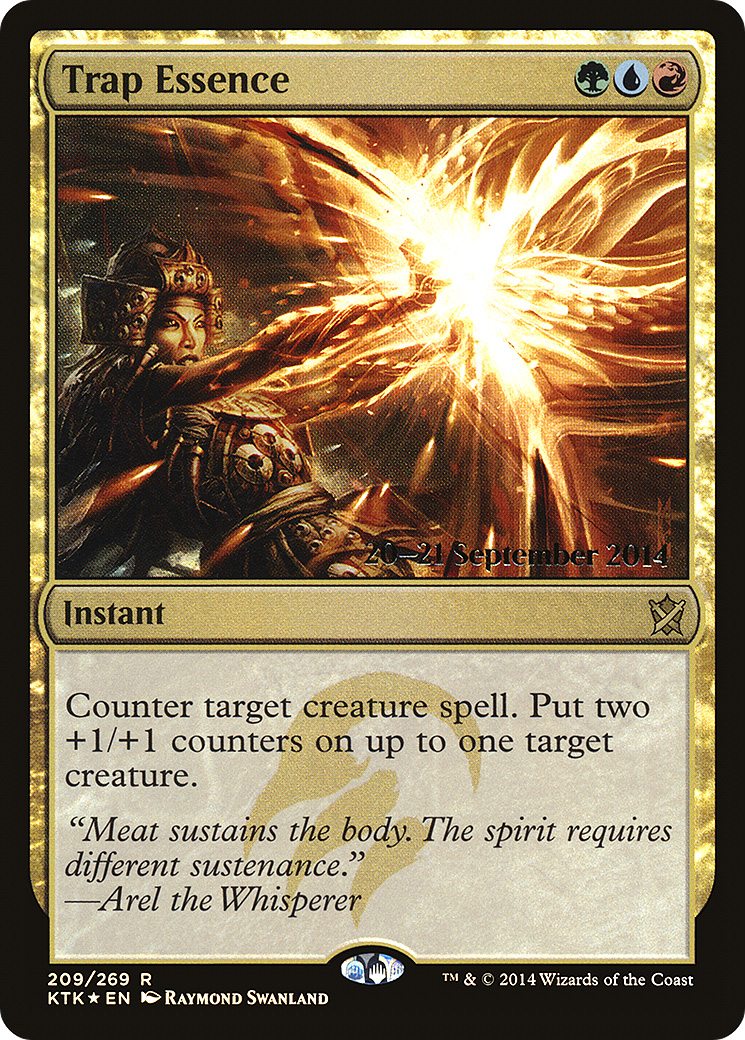 Trap Essence (PRE-209) [Khans of Tarkir Promos] Foil MTG Single Wizards of the Coast