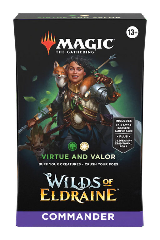 MTG Wilds of Eldraine Commander Deck: Virtue and Valor MTG Sealed Magic: The Gathering   