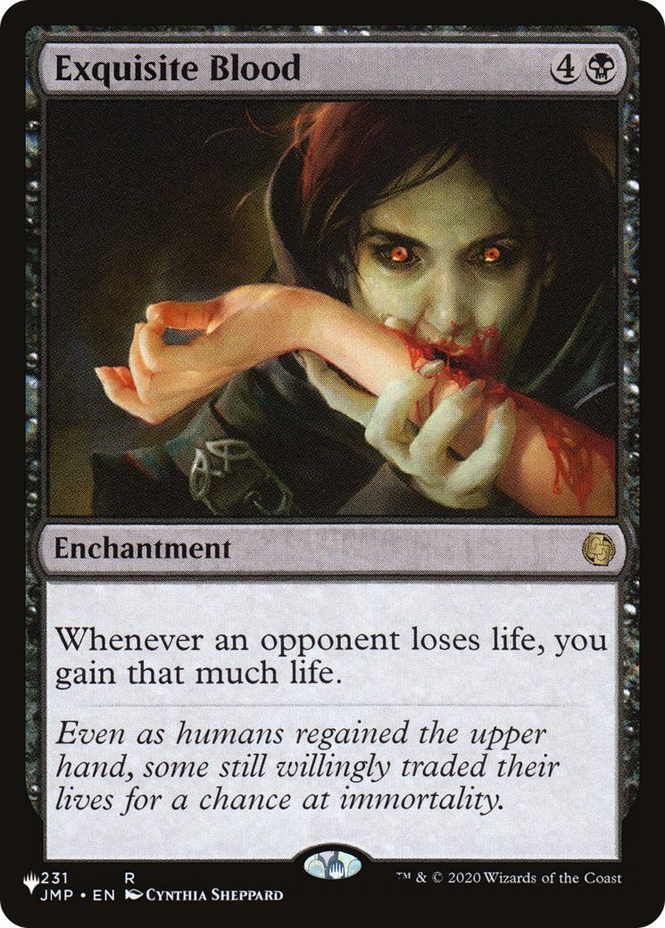 Exquisite Blood (LIST-231/078) [Mystery Booster] The List MTG Single Wizards of the Coast