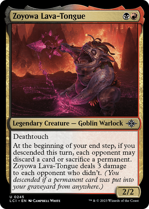Zoyowa Lava-Tongue (LCI-245) [The Lost Caverns of Ixalan] MTG Single Wizards of the Coast