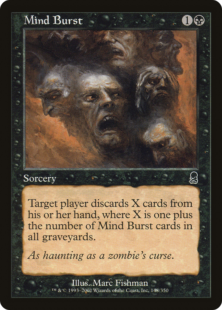 Mind Burst (ODY-148) [Odyssey] MTG Single Wizards of the Coast