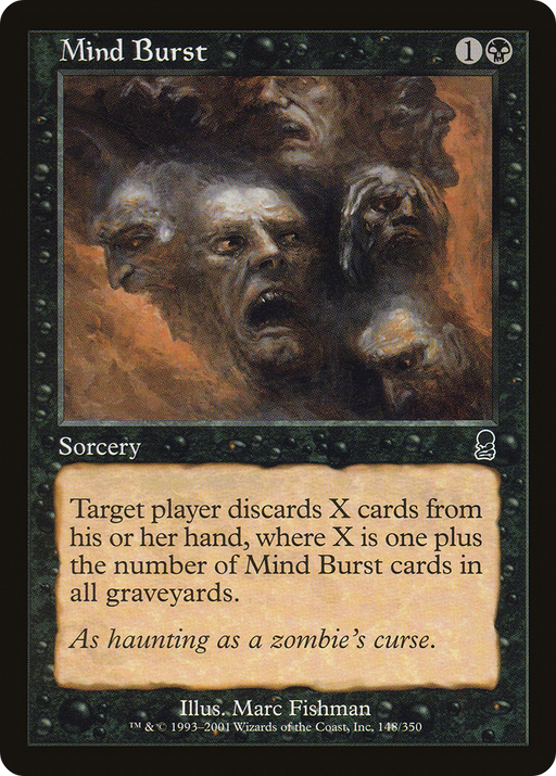 Mind Burst (ODY-148) [Odyssey] MTG Single Wizards of the Coast