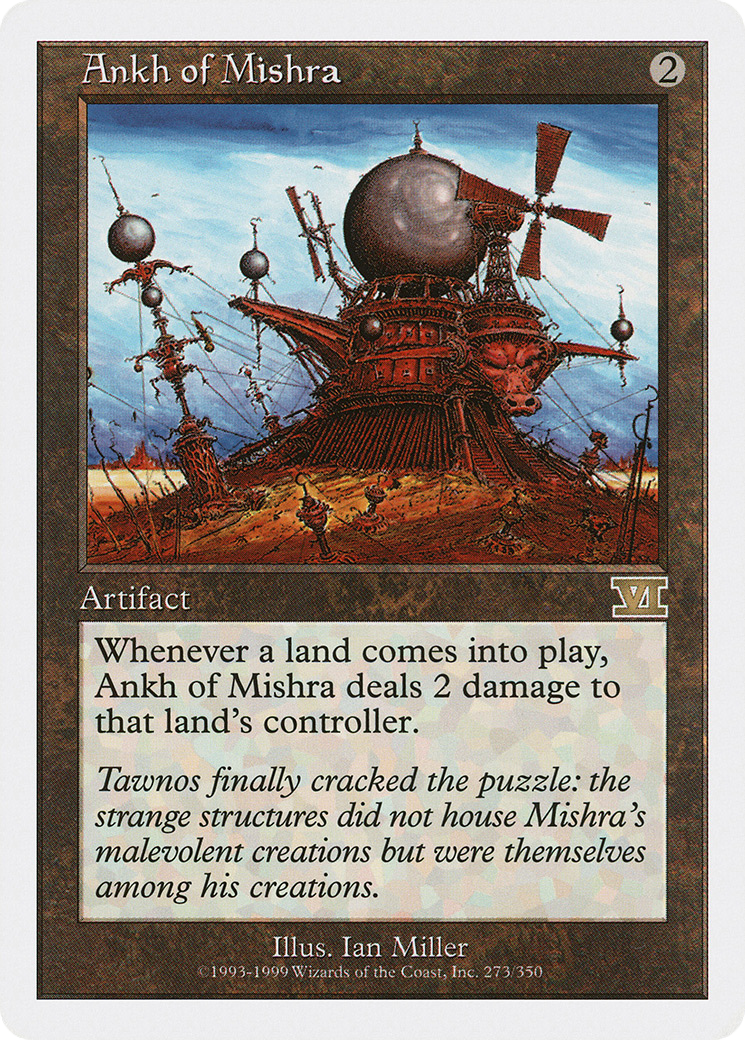 Ankh of Mishra (6ED-273) [Classic Sixth Edition] MTG Single Wizards of the Coast