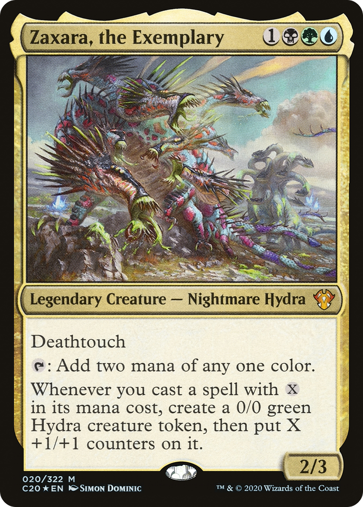 Zaxara, the Exemplary (C20-020) [Commander 2020] Foil MTG Single Wizards of the Coast