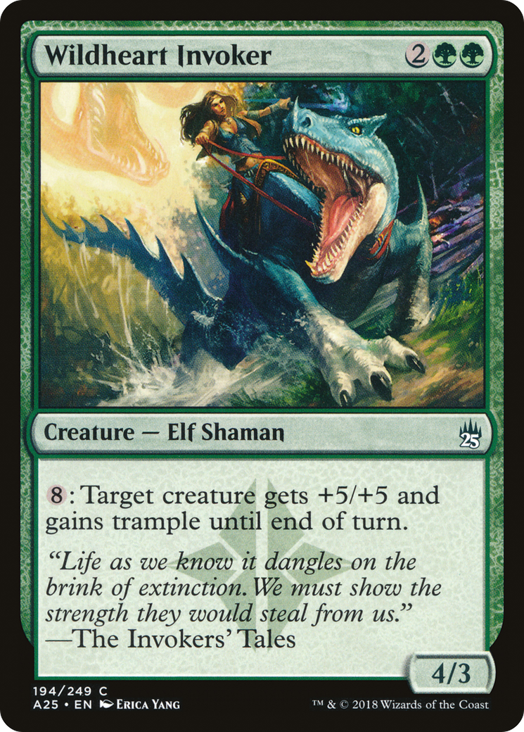 Wildheart Invoker (A25-194) [Masters 25] MTG Single Wizards of the Coast