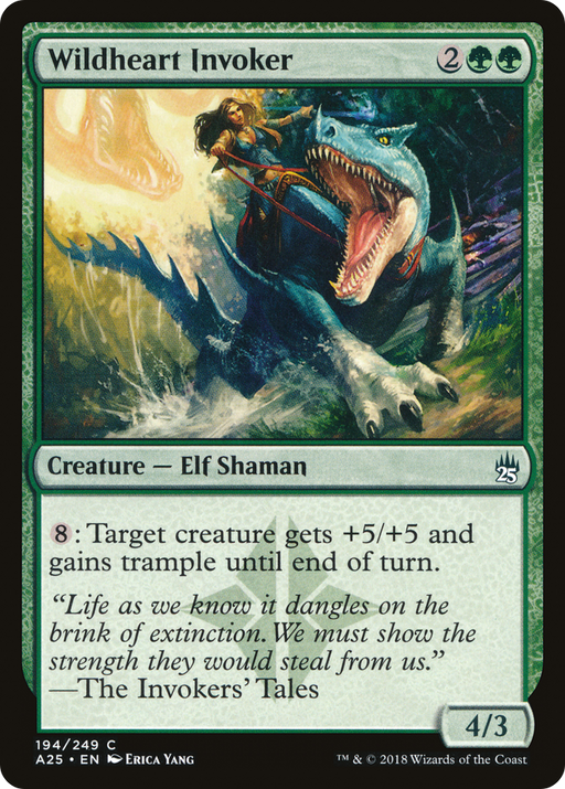 Wildheart Invoker (A25-194) [Masters 25] MTG Single Wizards of the Coast