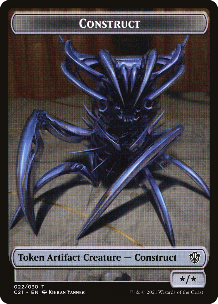 Construct (TC21-022) [Tokens] Commander 2021 Tokens MTG Single Wizards of the Coast