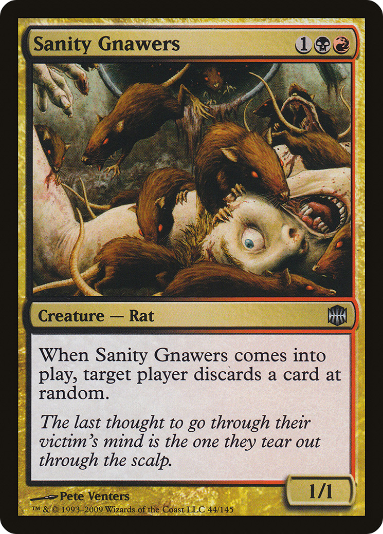 Sanity Gnawers (ARB-044) [Alara Reborn] Foil MTG Single Wizards of the Coast