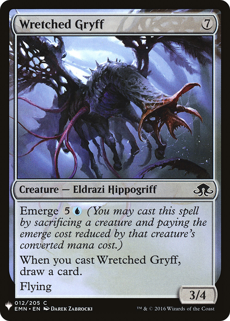 Wretched Gryff (LIST-EMN-12) [Mystery Booster] The List MTG Single Wizards of the Coast