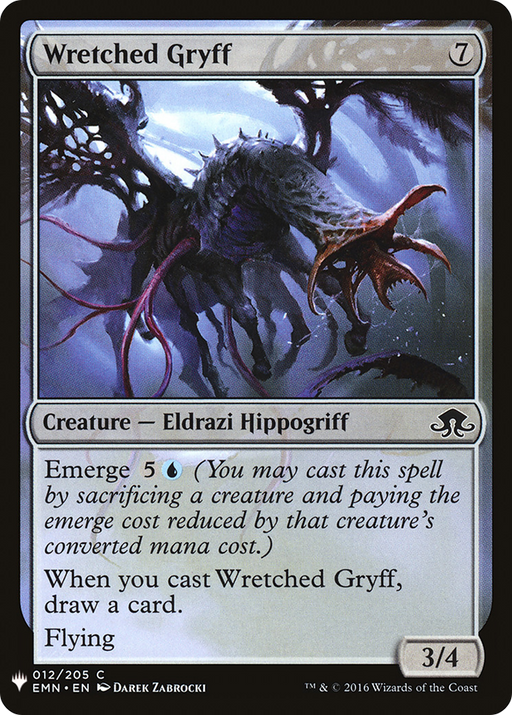 Wretched Gryff (LIST-EMN-12) [Mystery Booster] The List MTG Single Wizards of the Coast