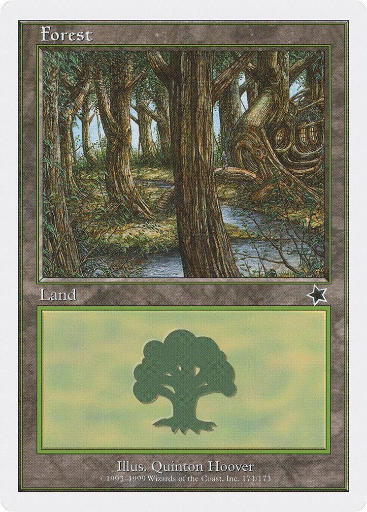Forest (S99-171) [Misc] Starter 1999 MTG Single Wizards of the Coast