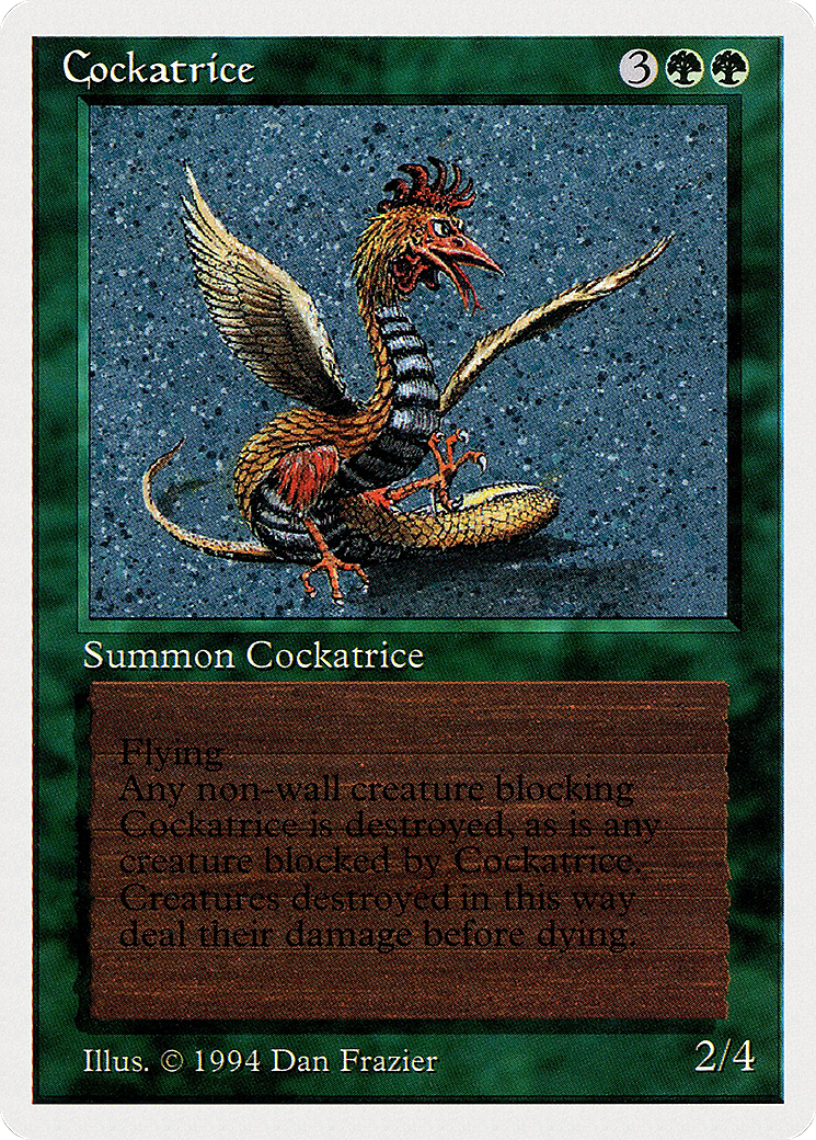 Cockatrice (SUM-189) [Misc] Summer Magic / Edgar MTG Single Wizards of the Coast
