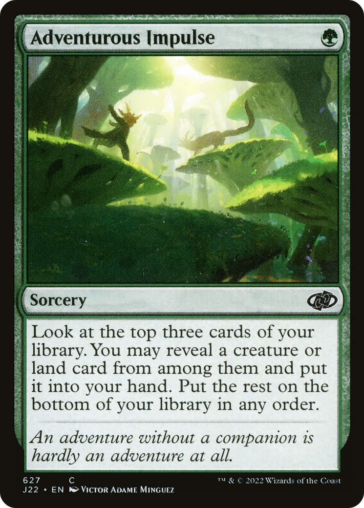 Adventurous Impulse (J22-627) [Jumpstart 2022] MTG Single Wizards of the Coast