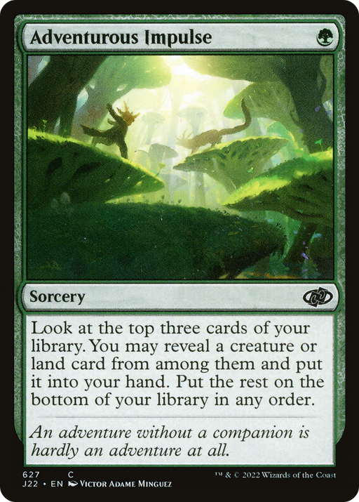 Adventurous Impulse (J22-627) [Jumpstart 2022] MTG Single Wizards of the Coast