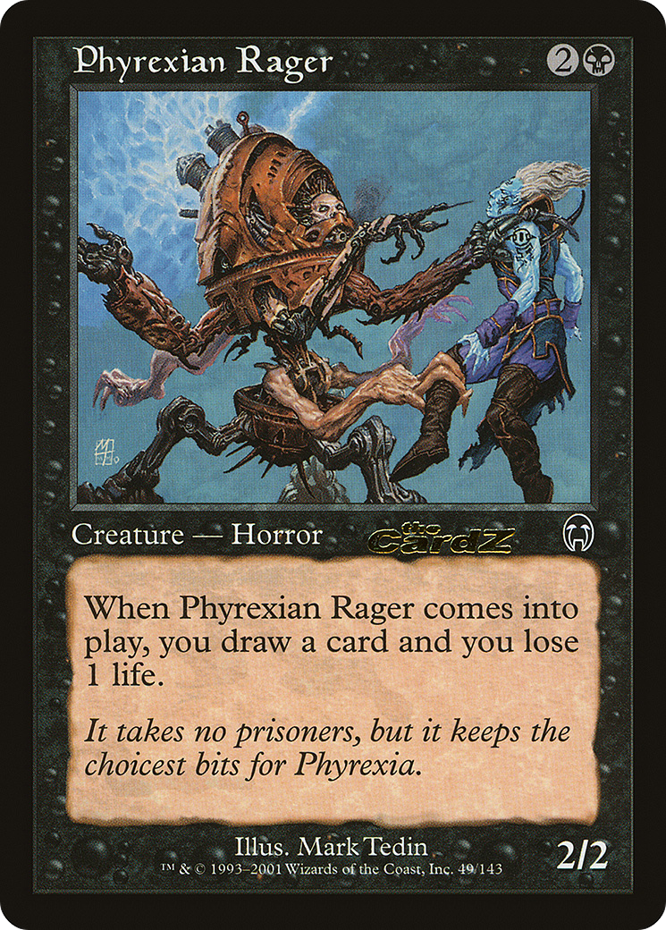 Phyrexian Rager (MEDIA-2000-5) [Misc] Media and Collaboration Promos Foil MTG Single Wizards of the Coast