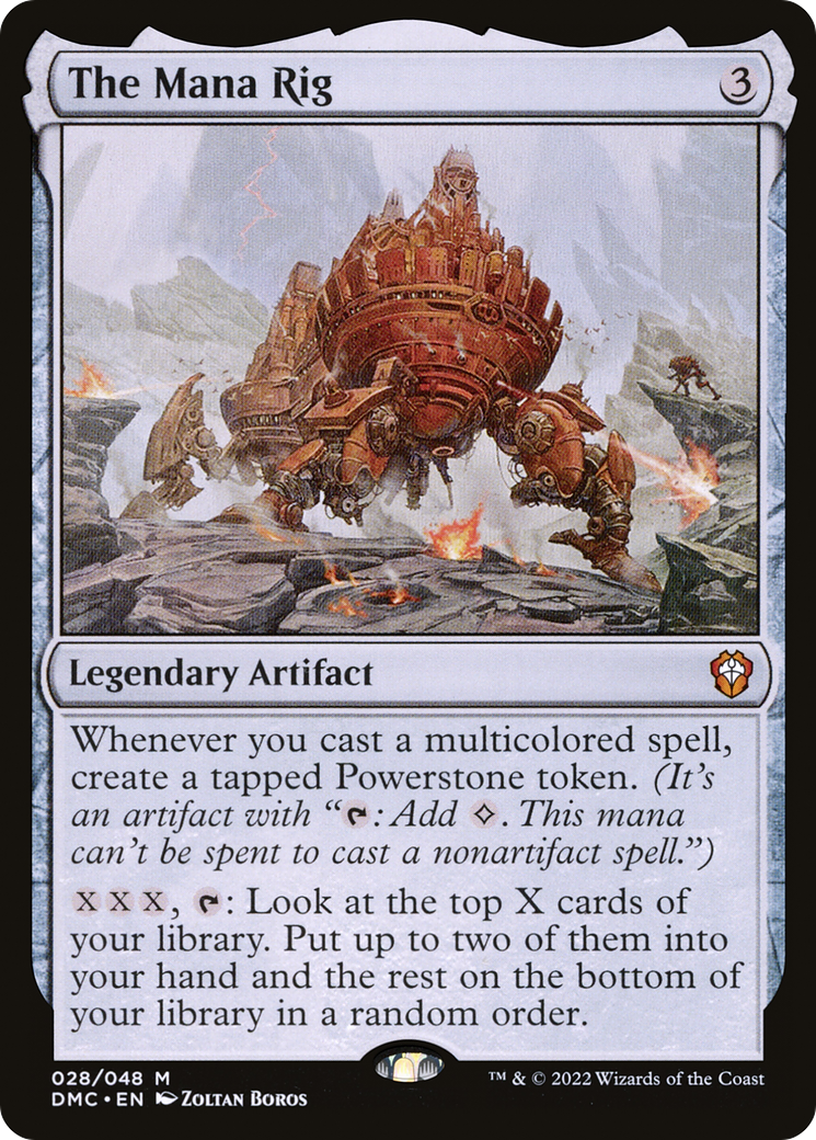 The Mana Rig (DMC-028) [Dominaria United Commander] MTG Single Wizards of the Coast