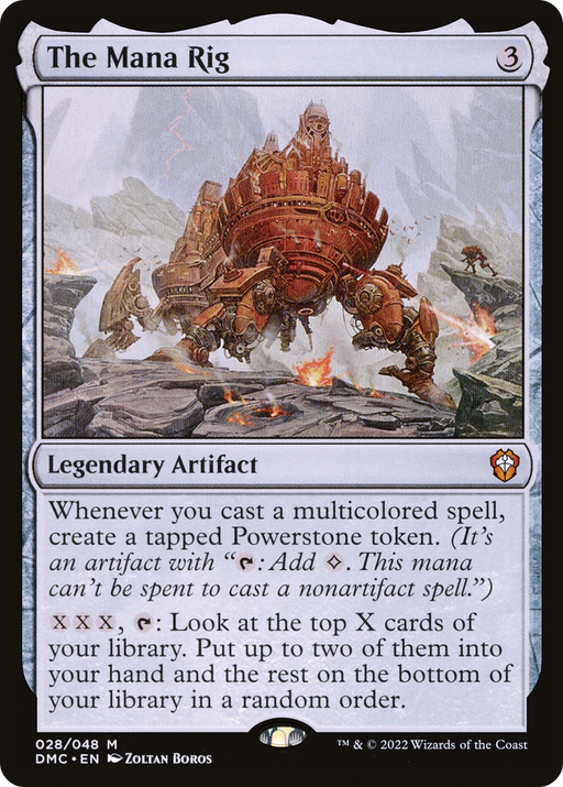 The Mana Rig (DMC-028) [Dominaria United Commander] MTG Single Wizards of the Coast