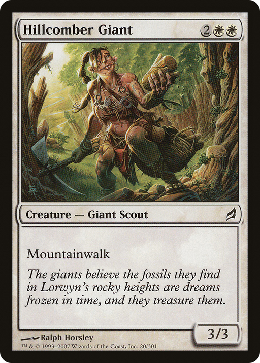 Hillcomber Giant (LRW-020) [Lorwyn] MTG Single Wizards of the Coast