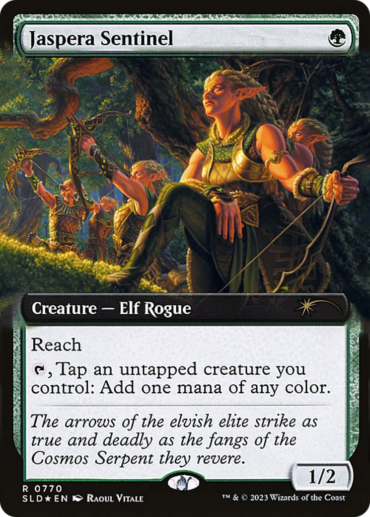 Jaspera Sentinel (SLD-770) [Secret Lair Drop] (Extended Art) Foil