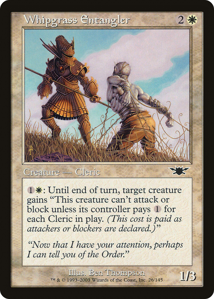 Whipgrass Entangler (LGN-026) [Legions] Foil MTG Single Wizards of the Coast