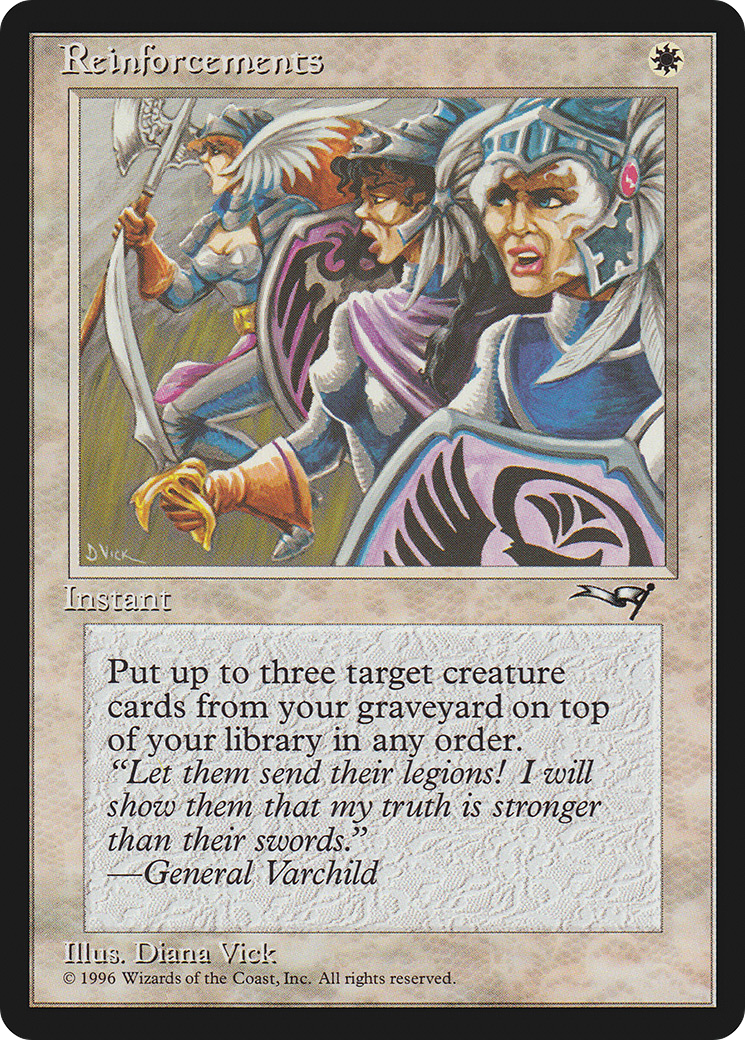 Reinforcements (ALL-12B) [Alliances] MTG Single Wizards of the Coast