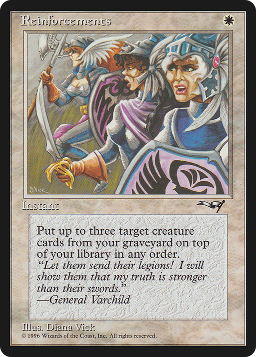 Reinforcements (ALL-12B) [Alliances] MTG Single Wizards of the Coast