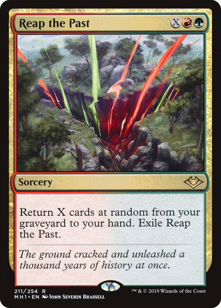 Reap the Past (MH1-211) [Modern Horizons] Foil MTG Single Modern Horizons