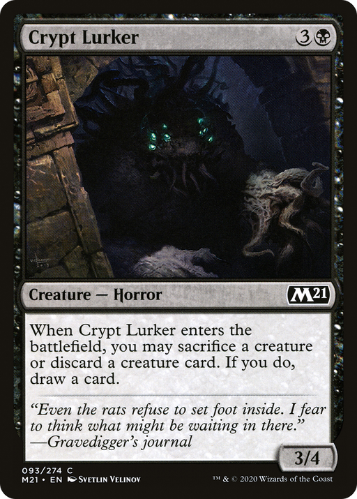 Crypt Lurker (M21-093) [Core Set 2021] MTG Single Wizards of the Coast