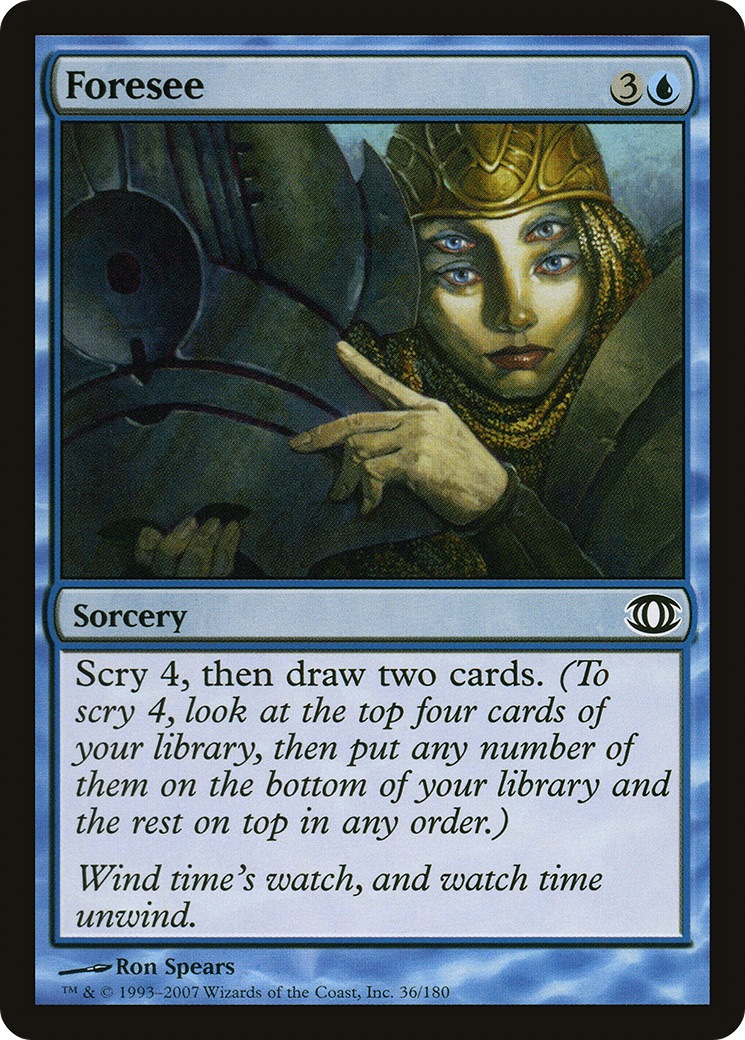 Foresee (FUT-036) [Future Sight] MTG Single Wizards of the Coast