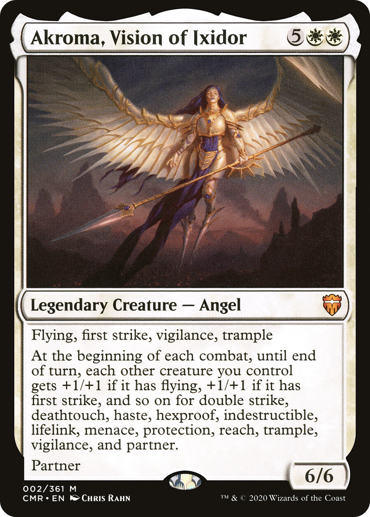 Akroma, Vision of Ixidor (CMR-002) [Commander Legends] MTG Single Wizards of the Coast