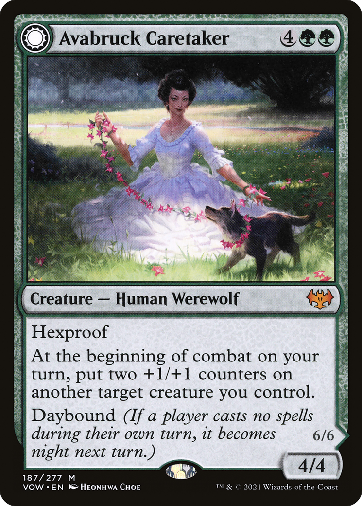 Avabruck Caretaker (VOW-187) [Innistrad: Crimson Vow] Foil MTG Single Wizards of the Coast