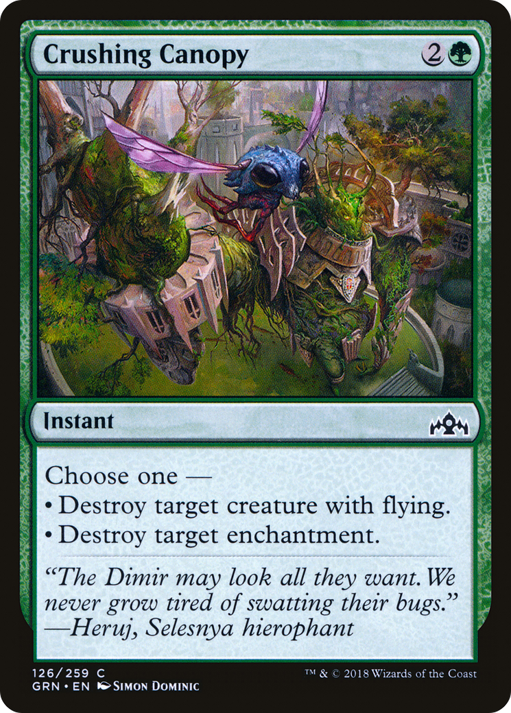 Crushing Canopy (GRN-126) [Guilds of Ravnica] MTG Single Wizards of the Coast