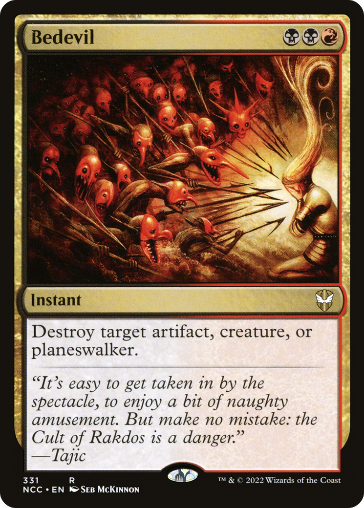 Bedevil (NCC-331) [New Capenna Commander] MTG Single Wizards of the Coast