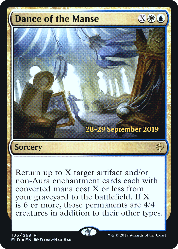 Dance of the Manse (PRE-186) [Throne of Eldraine Promos] Foil MTG Single Wizards of the Coast